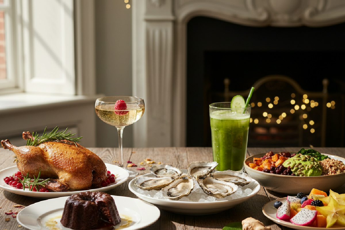 Il menu ideale per concludere l'anno: festa e benessere nella stessa settimana